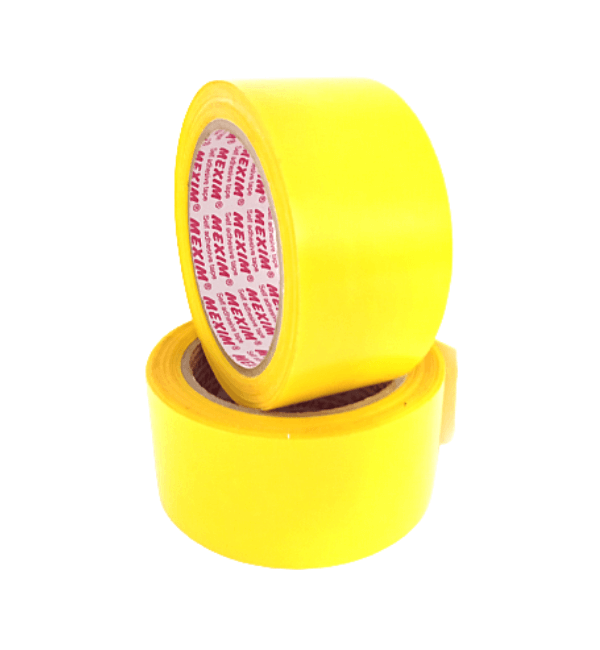 Yellow Floor Masking Tape - 18 Rolls x 33 meters